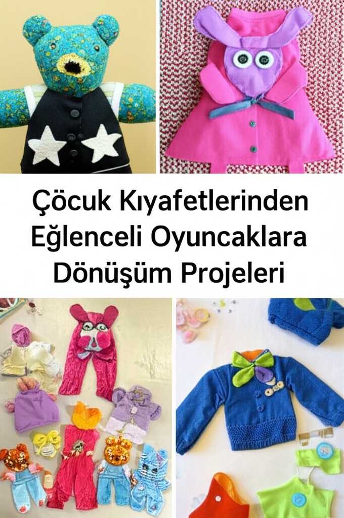 Çocuk Kıyafetlerinden Eğlenceli Oyuncaklara Dönüşüm Projeleri