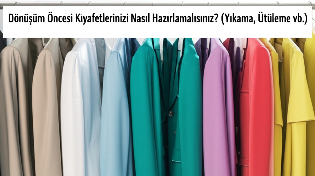 Dönüşüm Öncesi Kıyafetlerinizi Nasıl Hazırlamalısınız? (Yıkama, Ütüleme vb.)