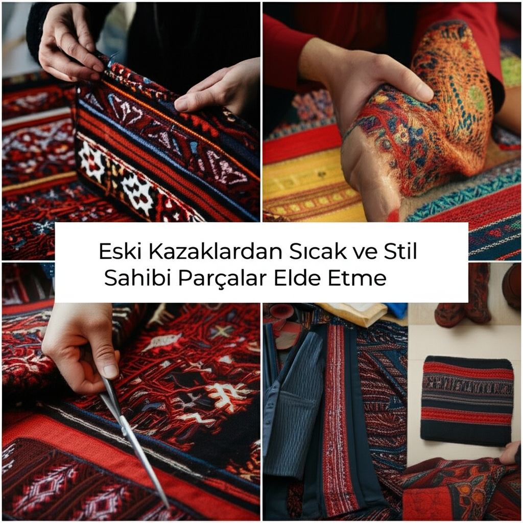 Eski Kazaklardan Sıcak ve Stil Sahibi Parçalar Elde Etme