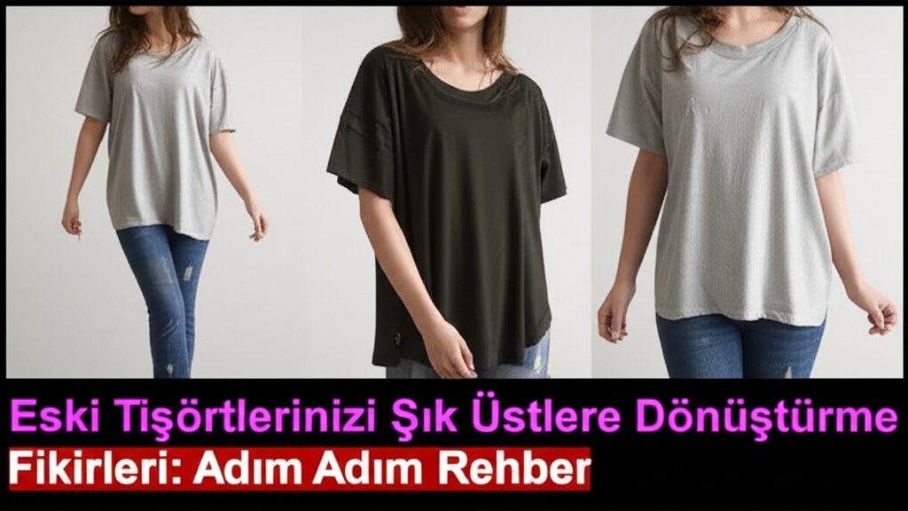 Eski Tişörtlerinizi Şık Üstlere Dönüştürme Fikirleri: Adım Adım Rehber