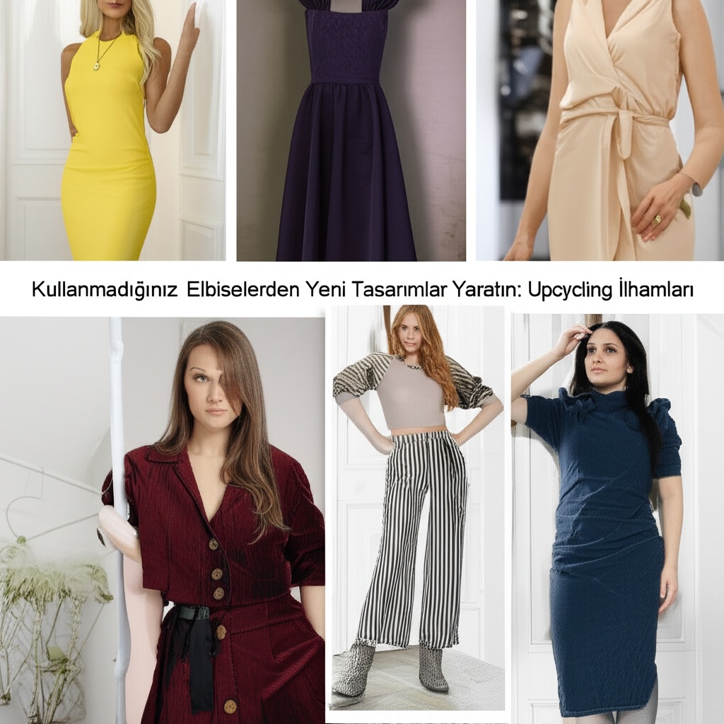 Kullanmadığınız Elbiselerden Yeni Tasarımlar Yaratın: Upcycling İlhamları