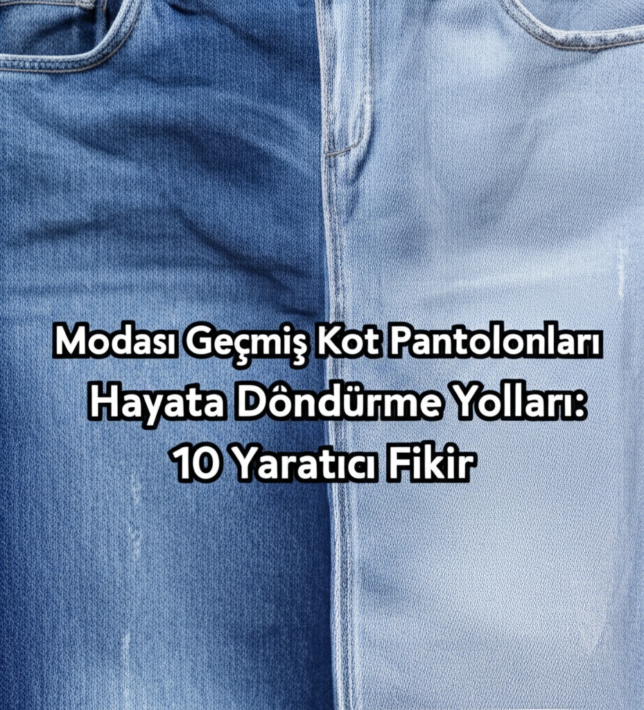 Modası Geçmiş Kot Pantolonları Hayata Döndürme Yolları: 10 Yaratıcı Fikir