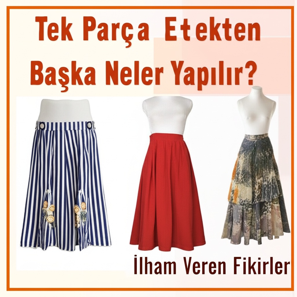 Tek Parça Etekten Başka Neler Yapılır? İlham Veren Fikirler