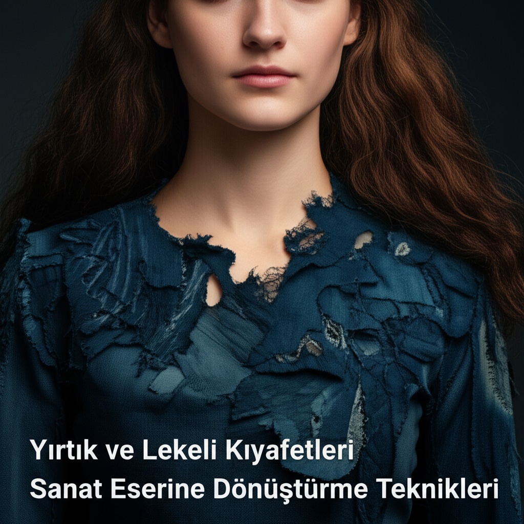 Yırtık ve Lekeli Kıyafetleri Sanat Eserine Dönüştürme Teknikleri